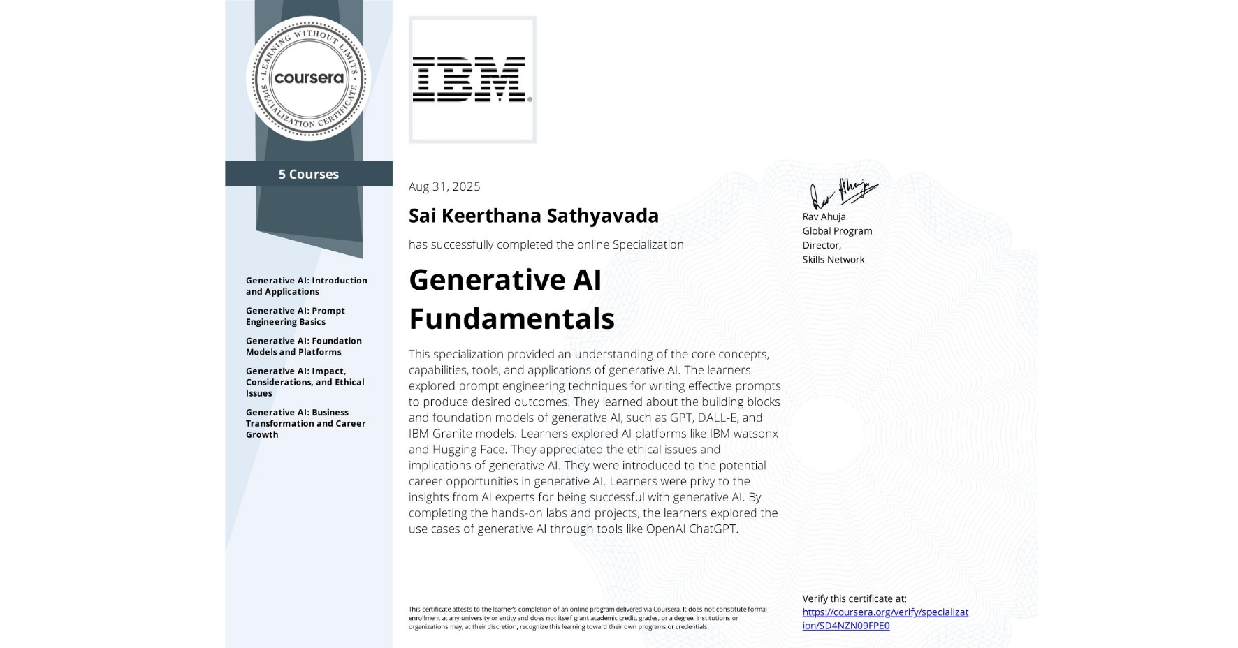 Generative AI Fundamentals